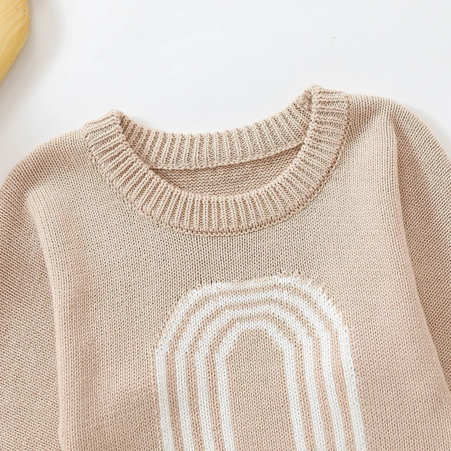 Baby Rainbow Knit Rompers