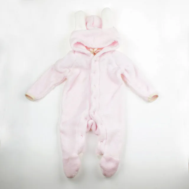 Cartoon Coral Fleece Newborn Baby Romper