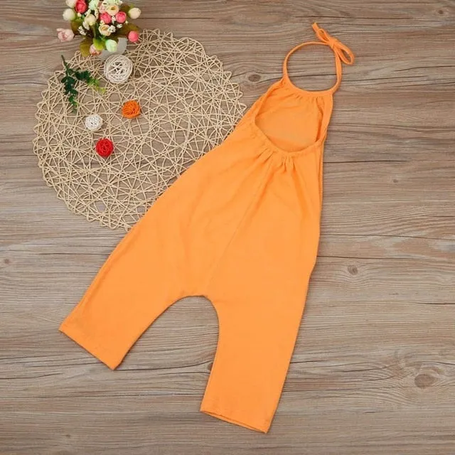 Children Pants Baby Girl Jumpsuit Clothing Trousers Toddler Kid Baby Girls Straps Rompers Jumpsuits Piece Pants Clothing