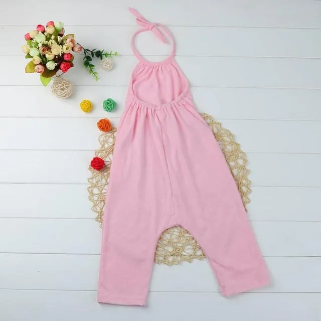 Children Pants Baby Girl Jumpsuit Clothing Trousers Toddler Kid Baby Girls Straps Rompers Jumpsuits Piece Pants Clothing