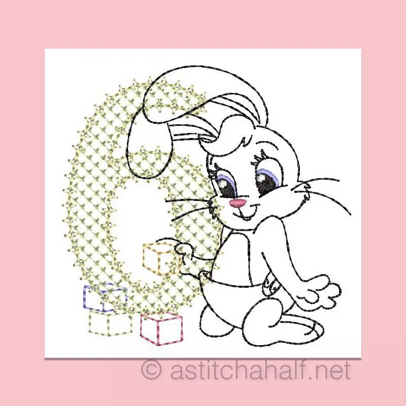 Cottontail Bliss Monogram Combo