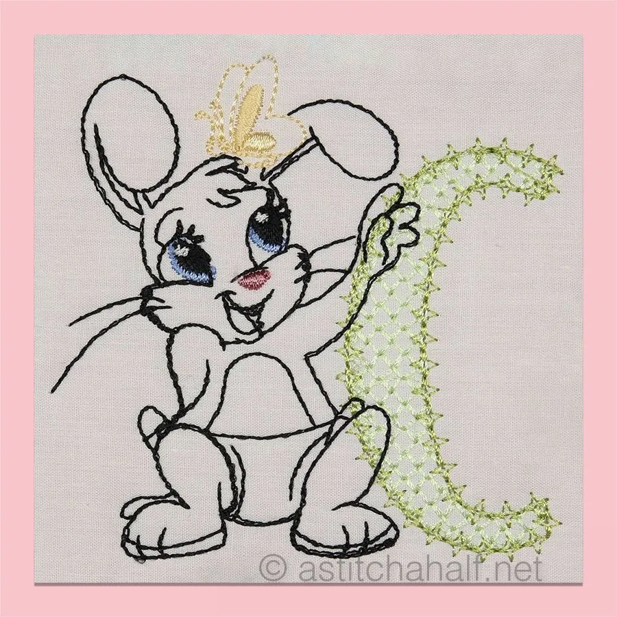 Cottontail Bliss Monogram Combo