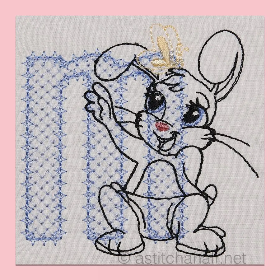 Cottontail Bliss Monogram Combo