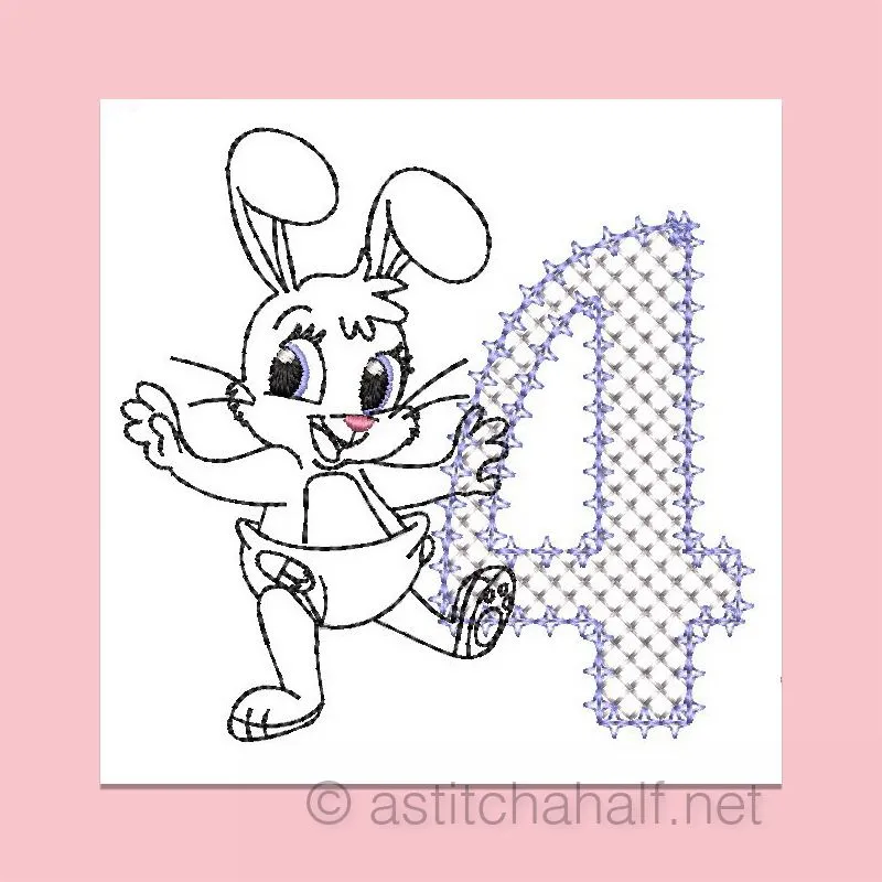 Cottontail Bliss Monogram Combo