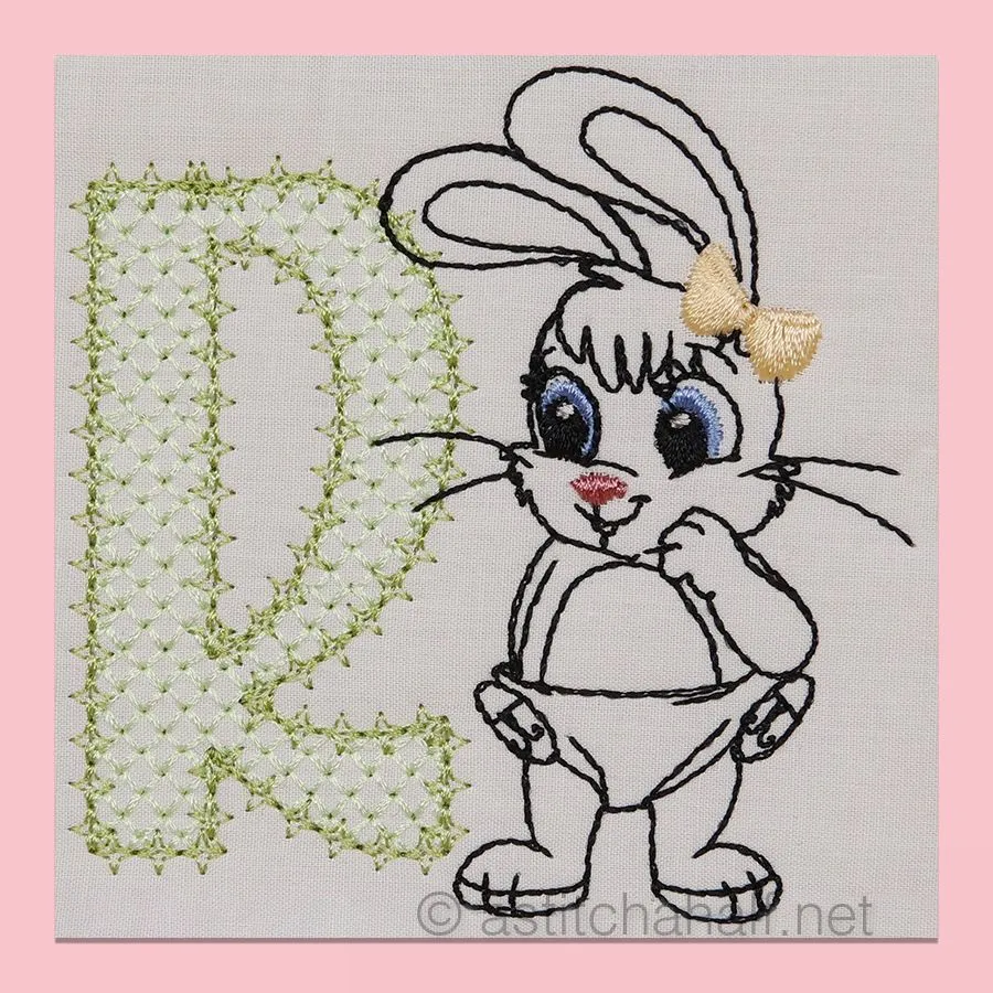 Cottontail Bliss Monogram Combo