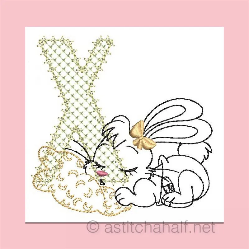 Cottontail Bliss Monogram Combo