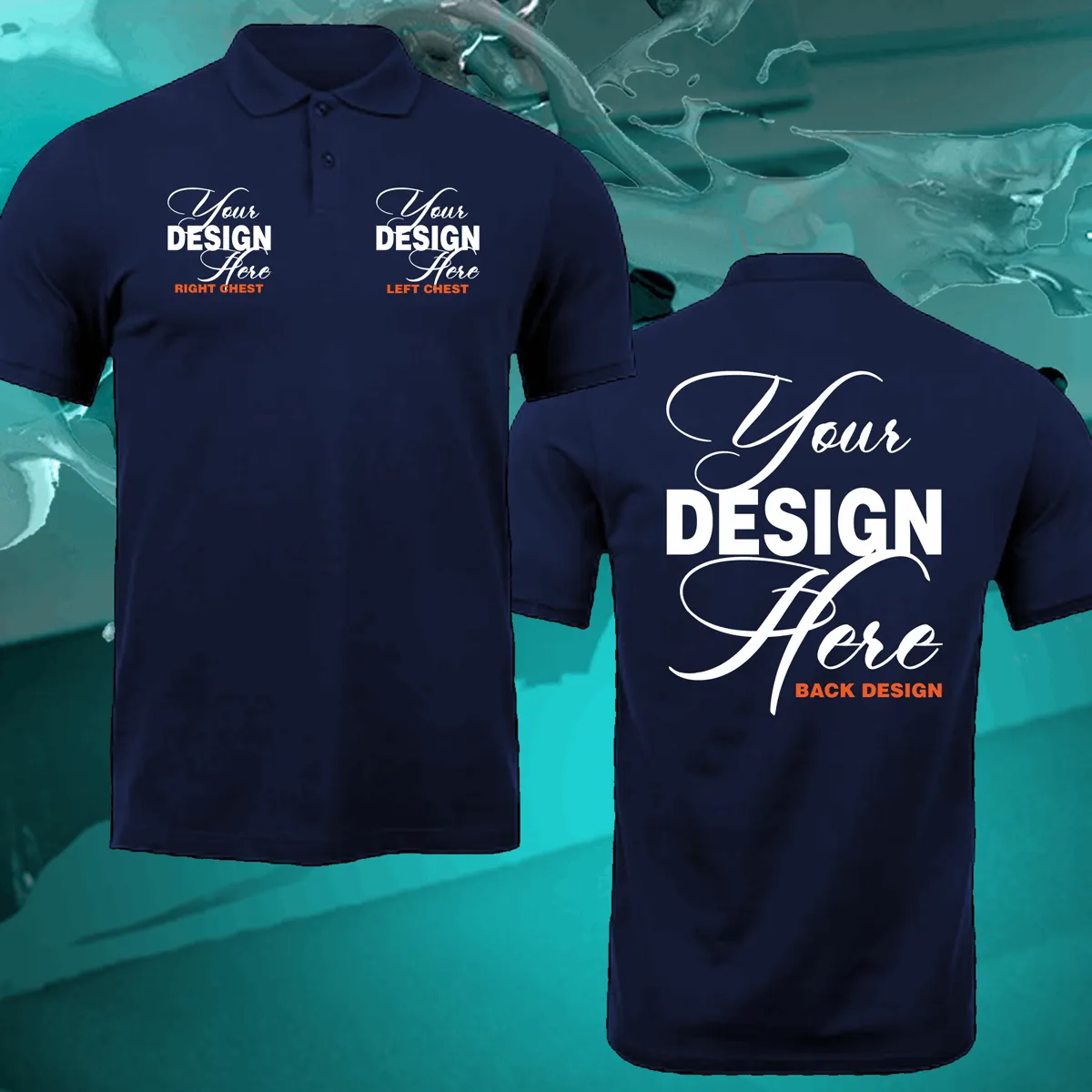 Custom Adult Polo Shirt great for Work or School Uniforms
