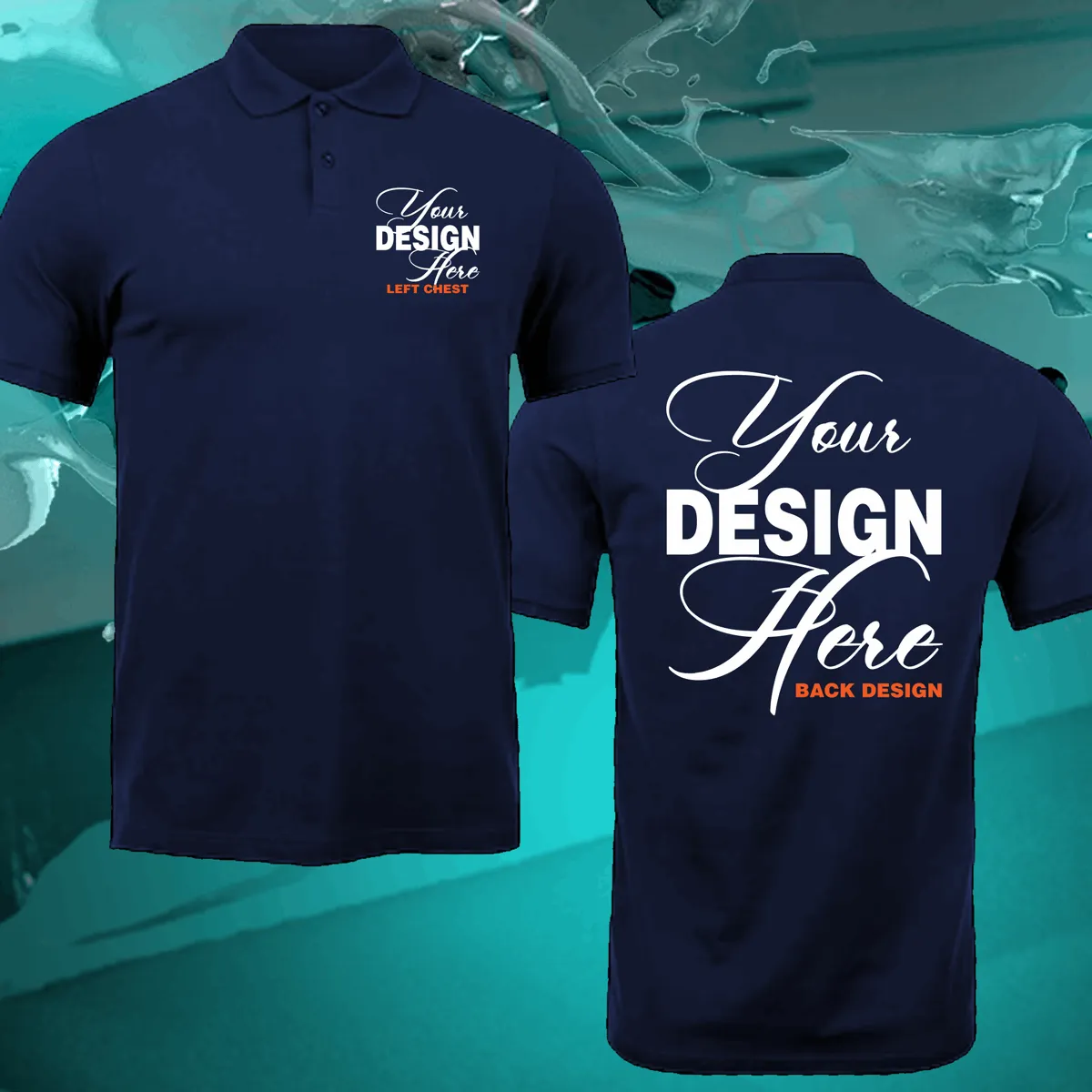 Custom Adult Polo Shirt great for Work or School Uniforms