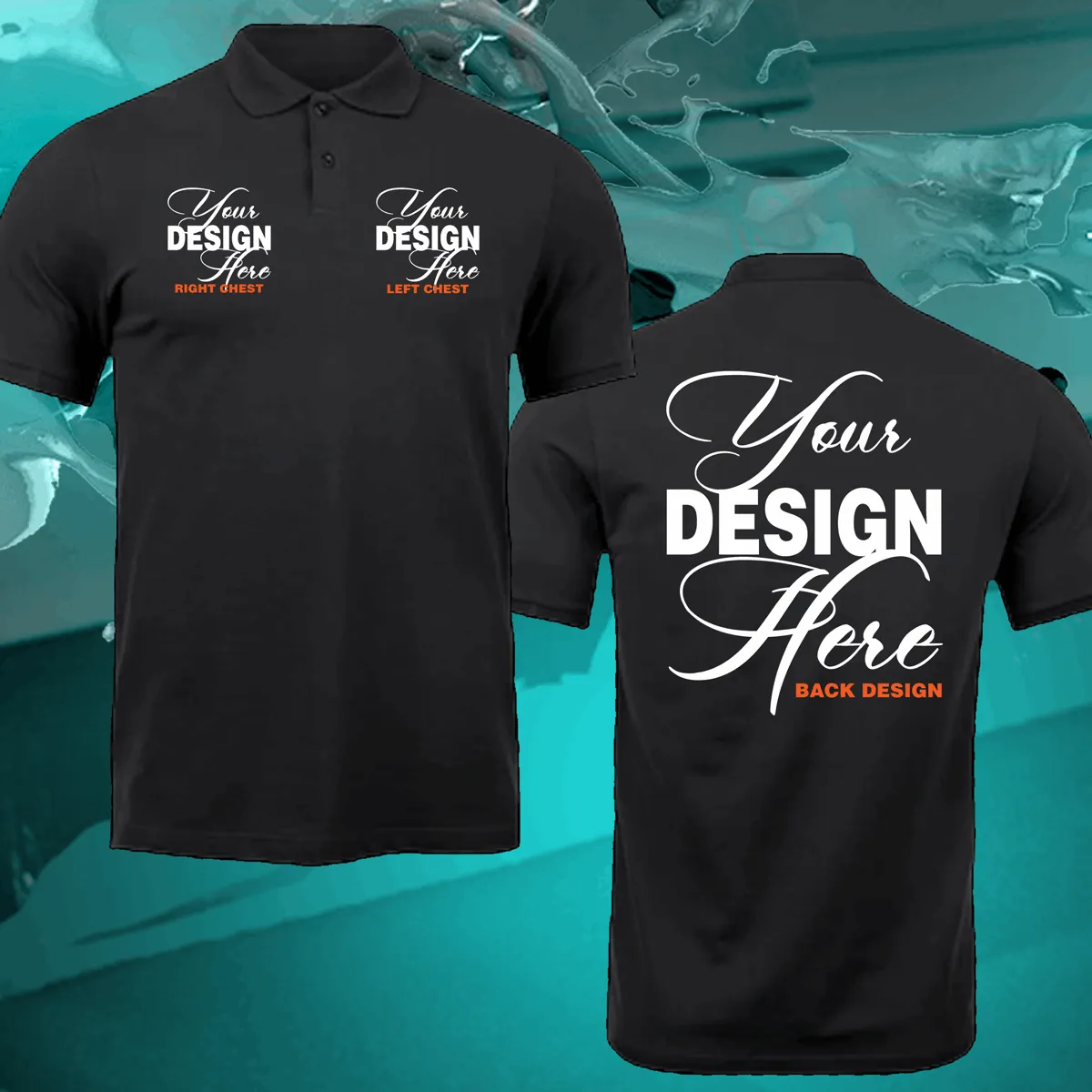 Custom Adult Polo Shirt great for Work or School Uniforms
