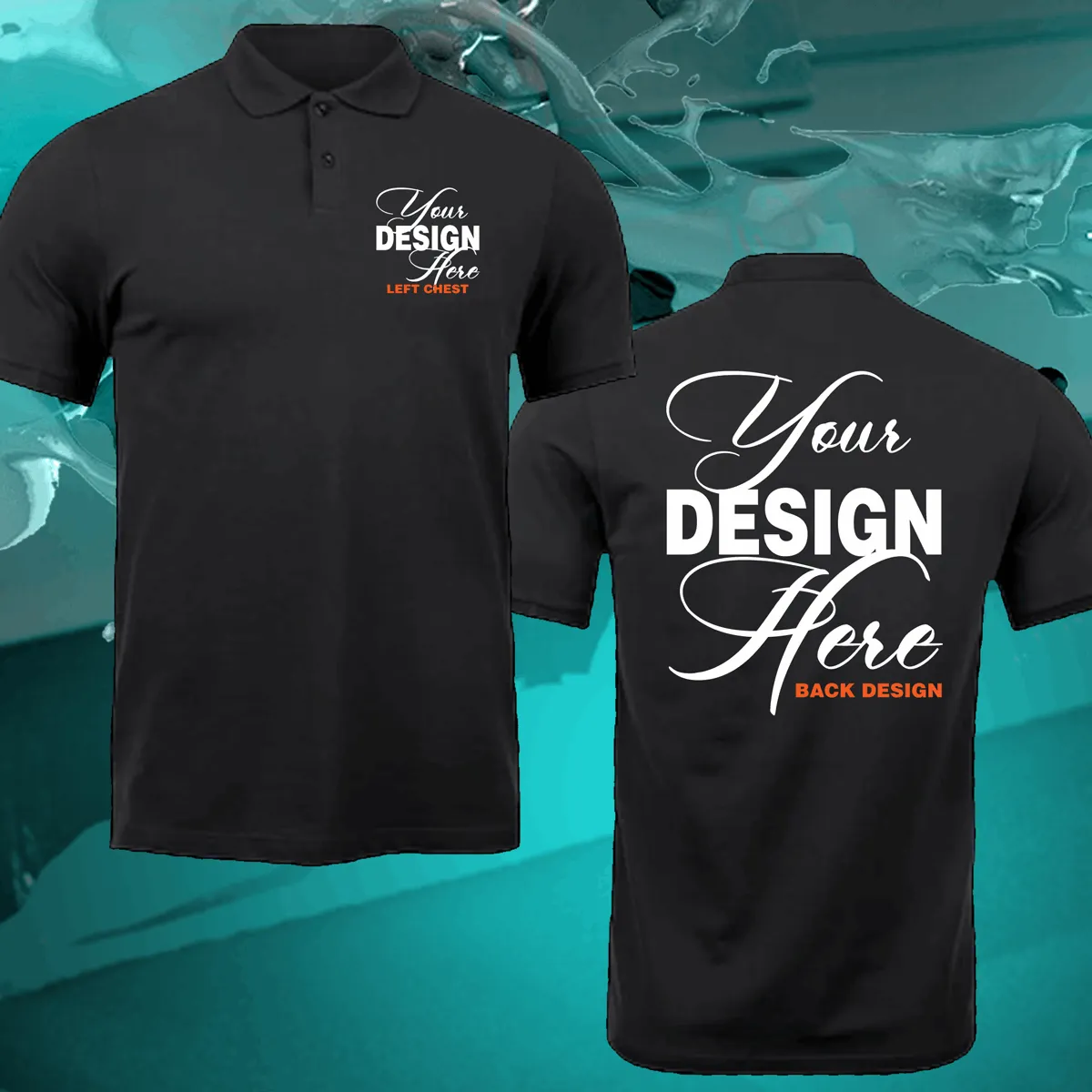 Custom Adult Polo Shirt great for Work or School Uniforms