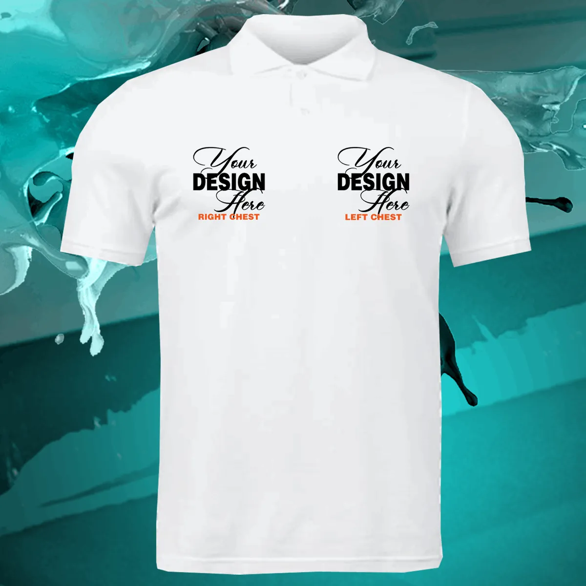 Custom Adult Polo Shirt great for Work or School Uniforms