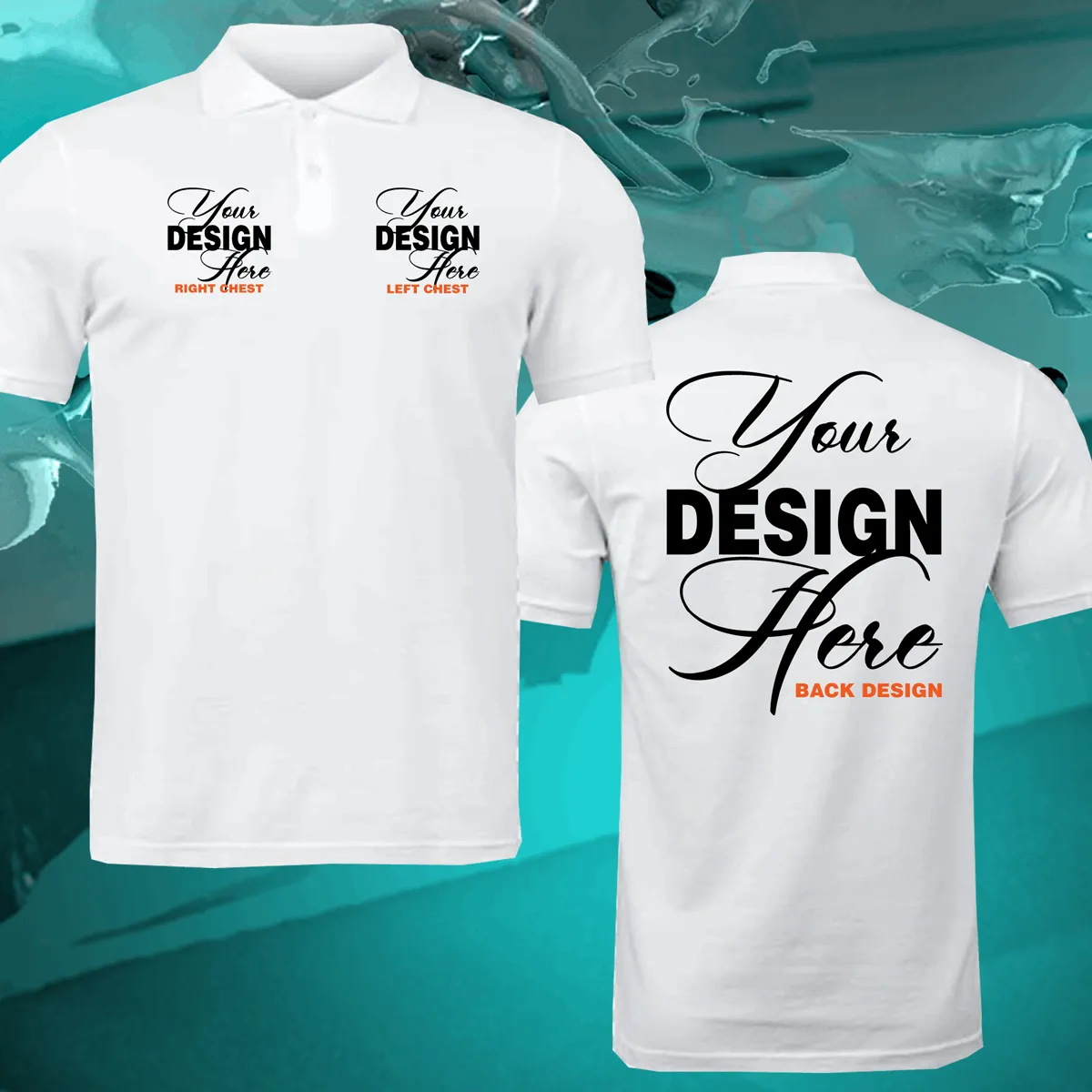 Custom Adult Polo Shirt great for Work or School Uniforms