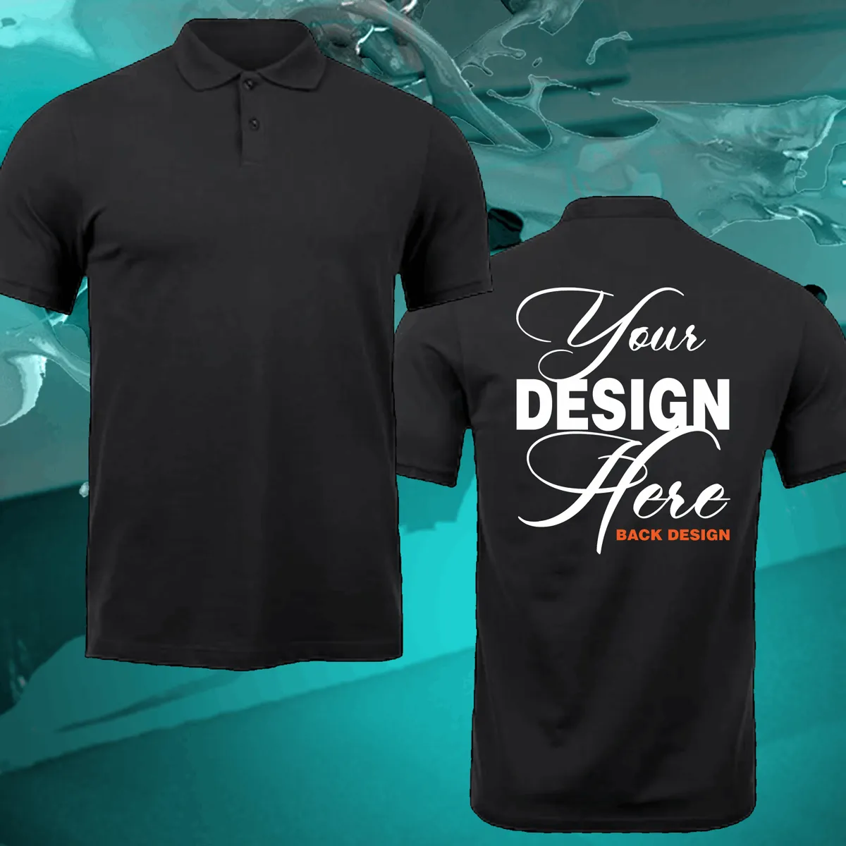 Custom Adult Polo Shirt great for Work or School Uniforms