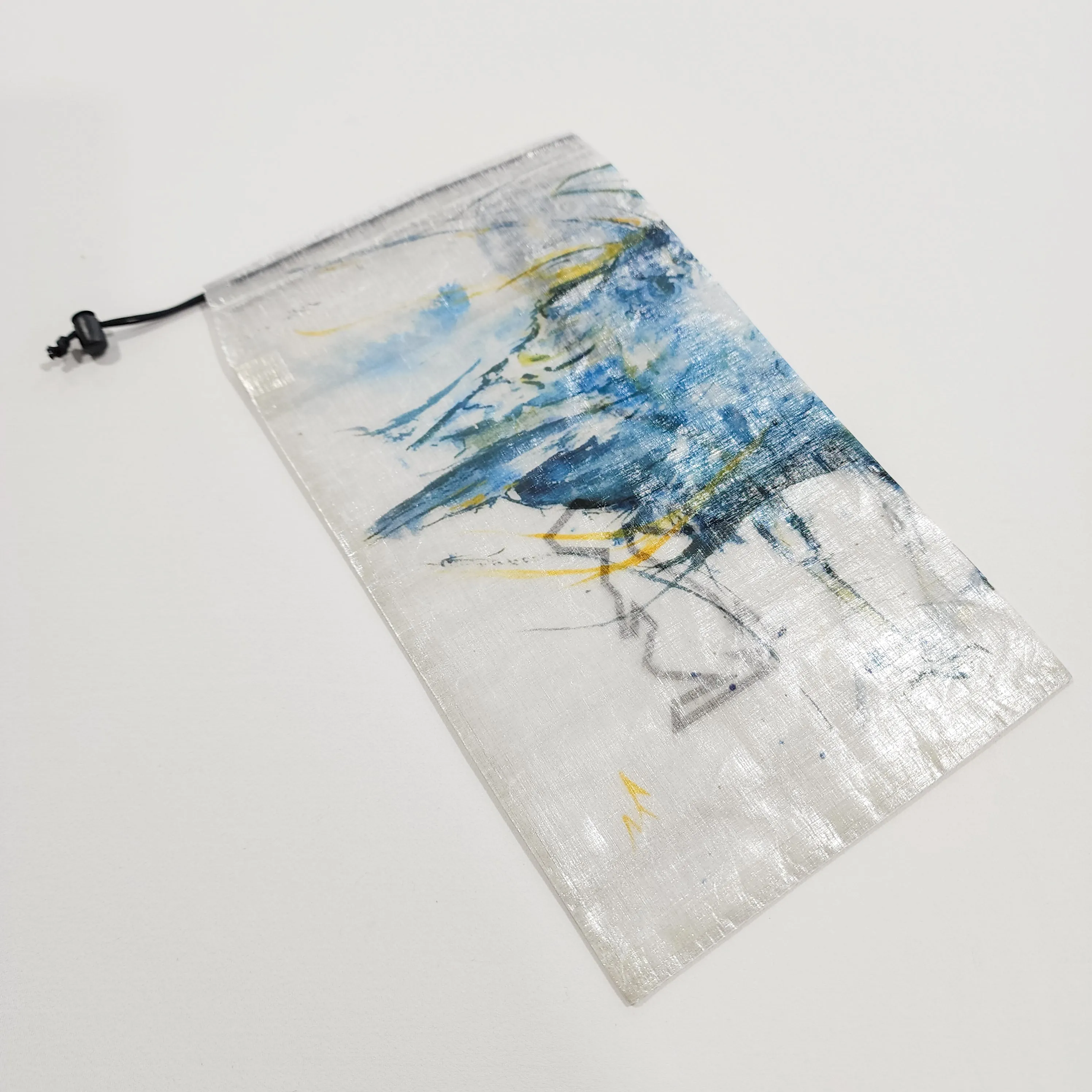 Drawstring Stuff Sack "Crow" - by Andrew Marshall