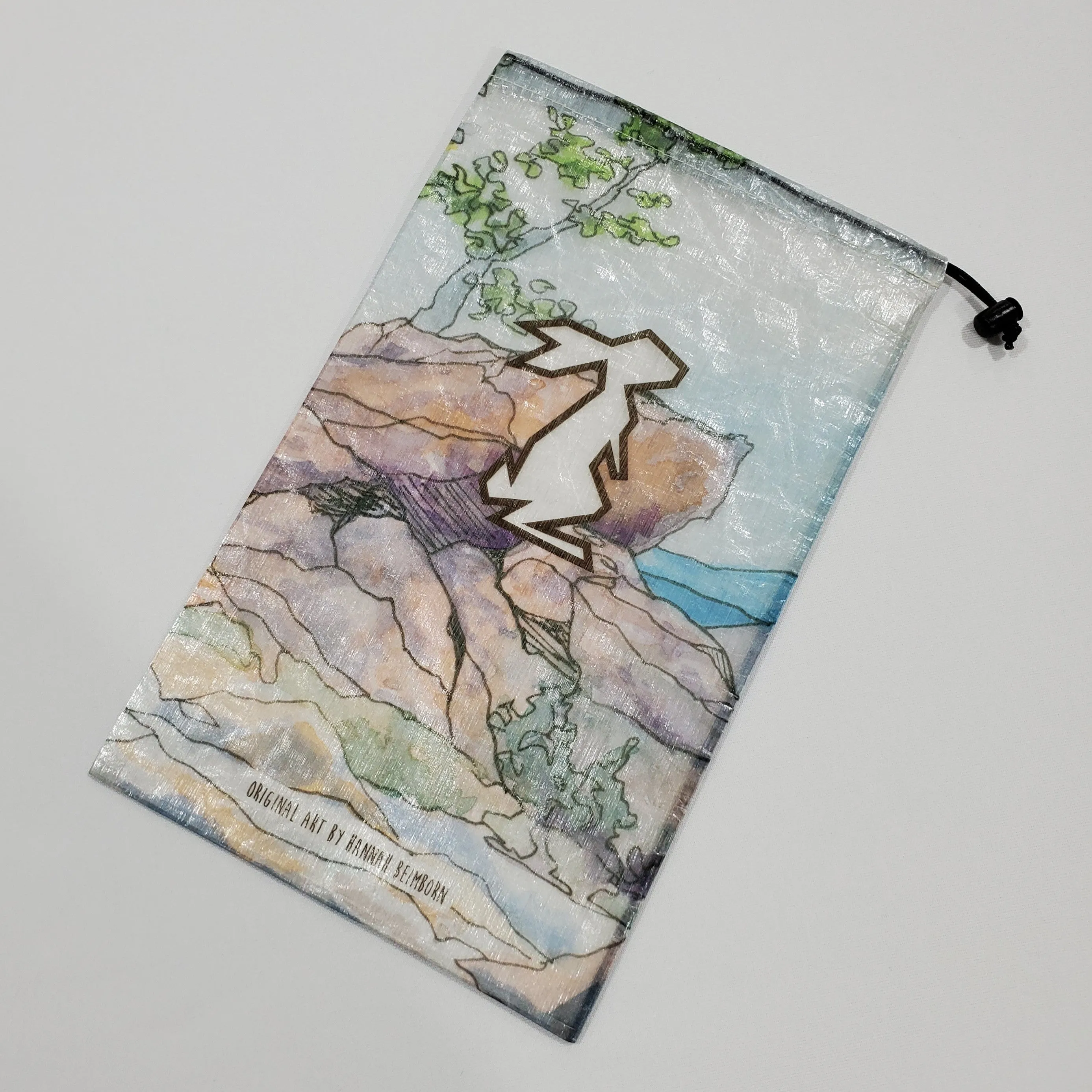 Drawstring Stuff Sack "Lost Gulch Lookout" - by Hannah Beimborn