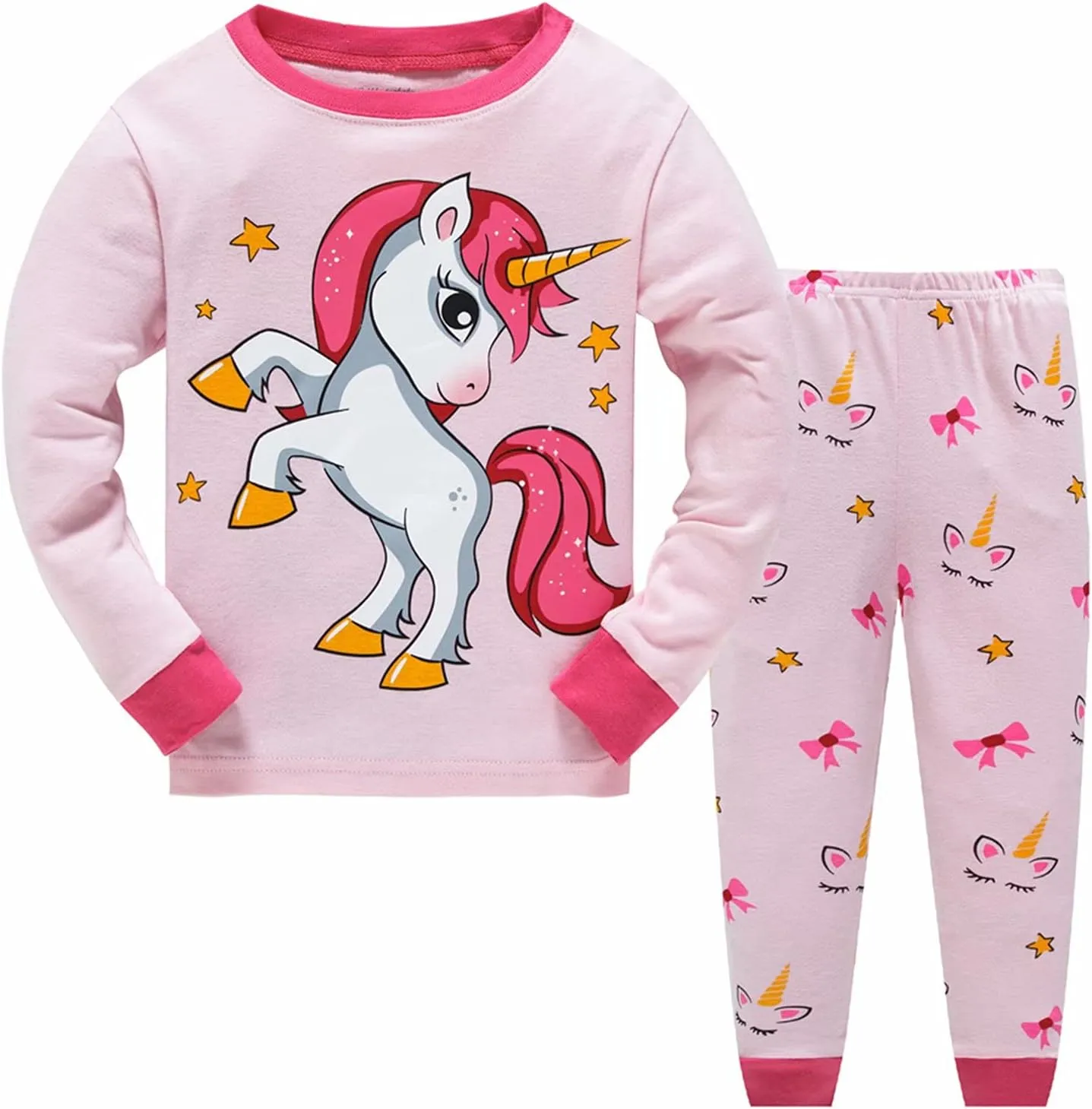 Girls Printed Pyjamas Set   S5118461