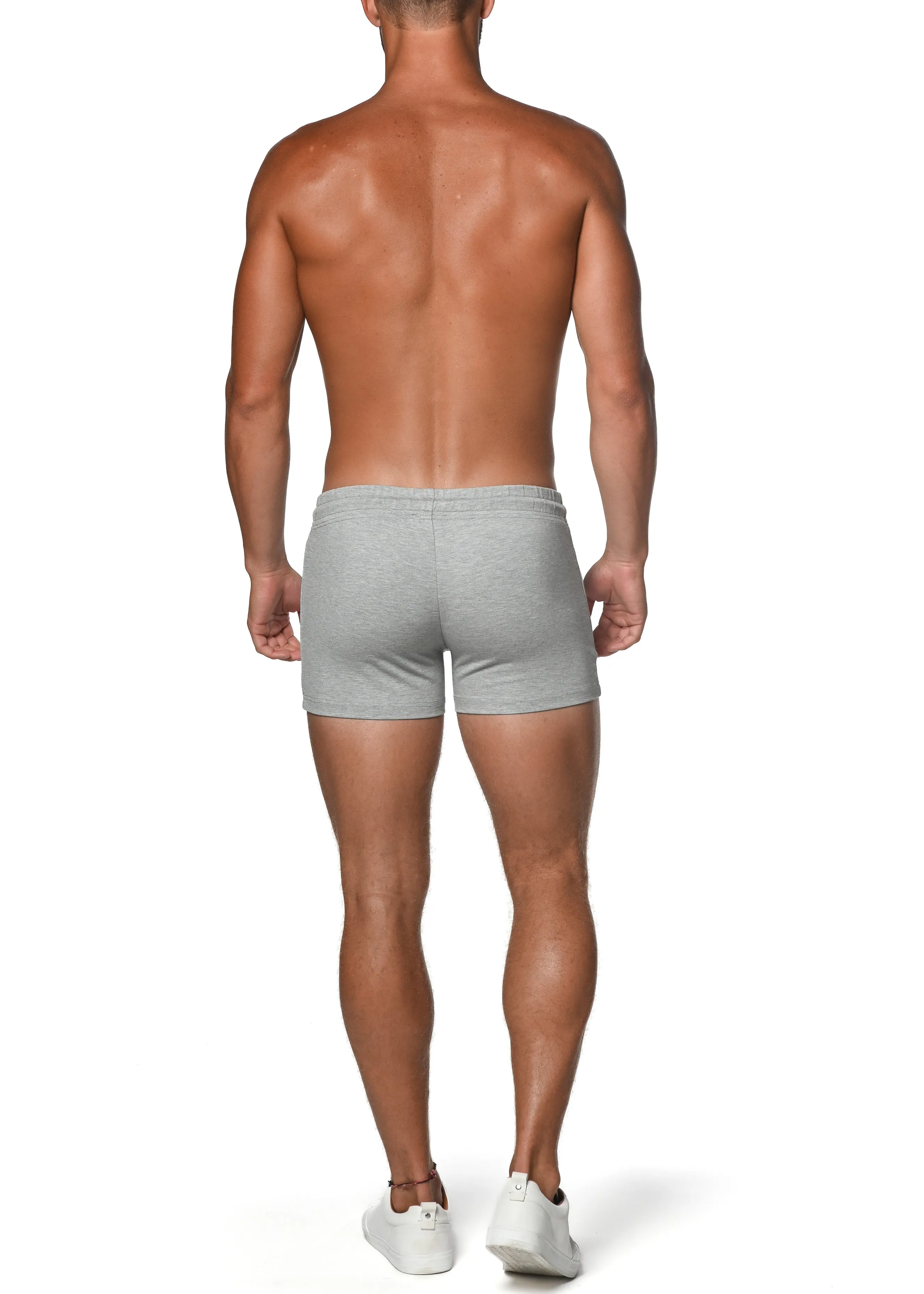 GREY VAULT 3.5 INSEAM GYM STRETCH SHORTS ST-10500