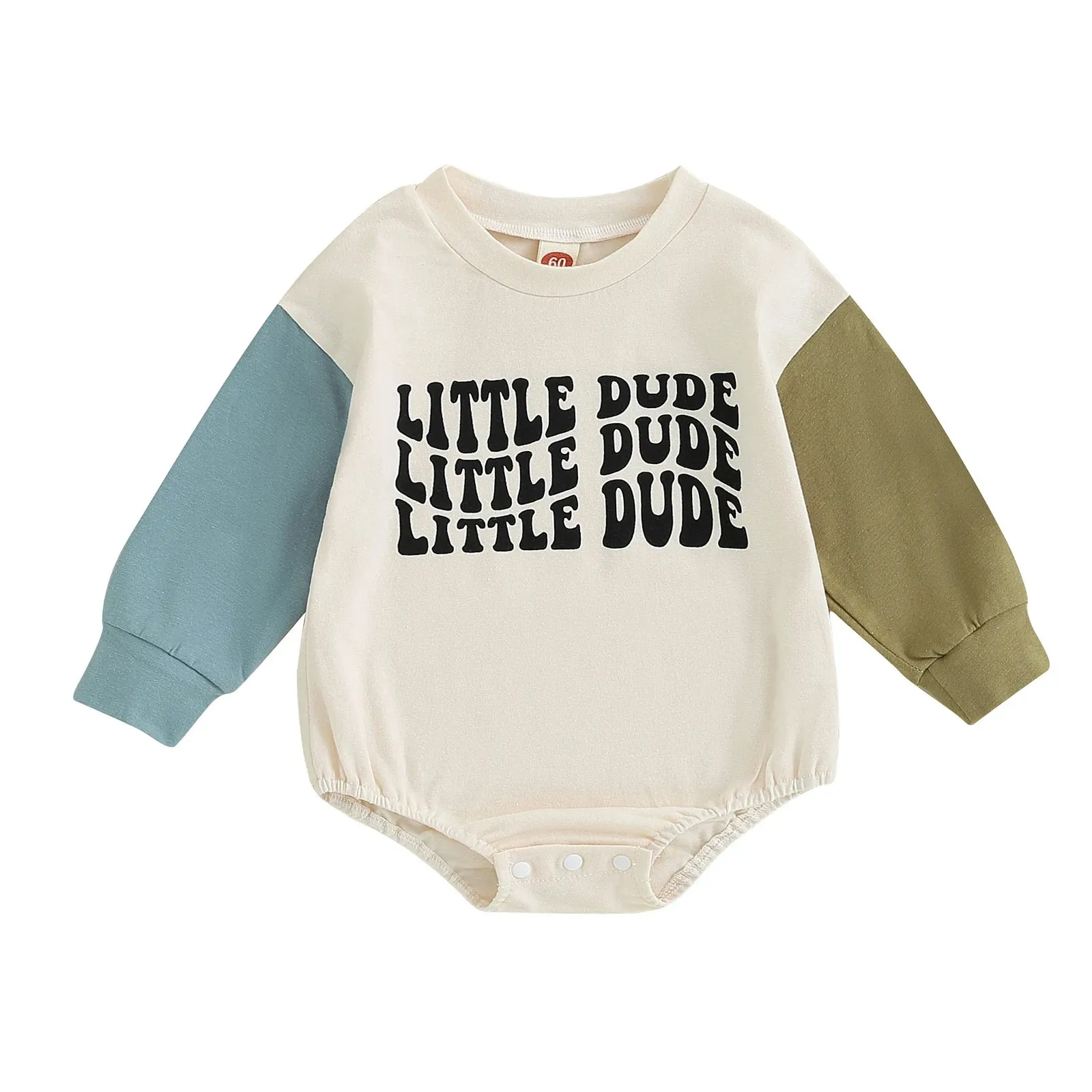 Little Dude Block Romper