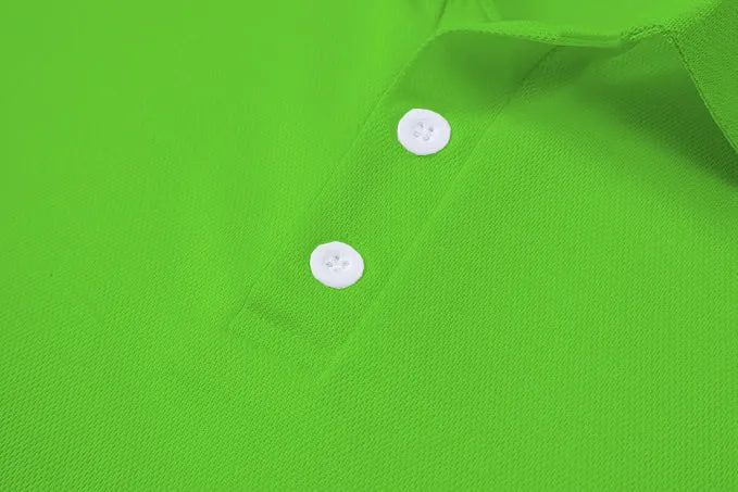 Men's Regular Fit Polo Neck Half Sleeve Solid Uniform T-Shirt | Polo T-Shirt for Men (Parrot Green)