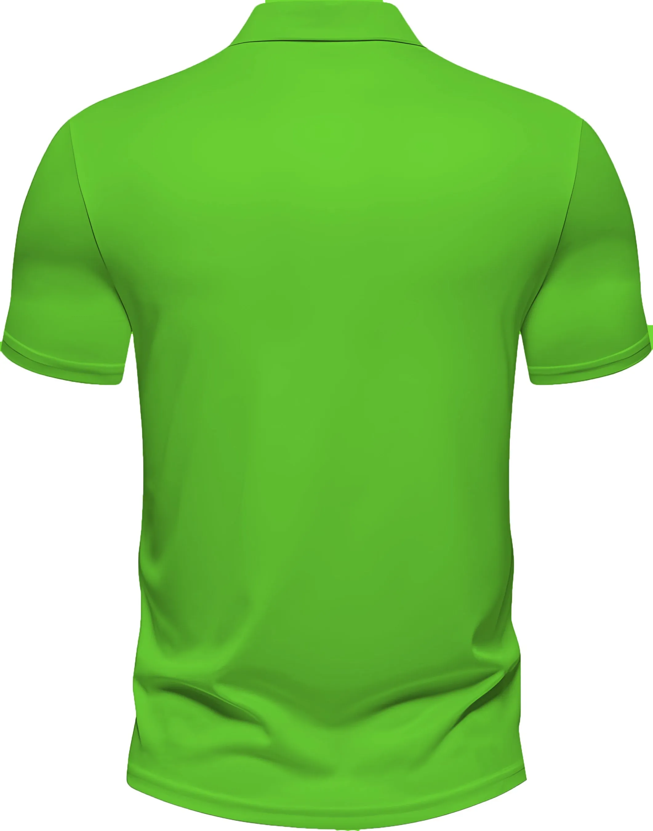 Men's Regular Fit Polo Neck Half Sleeve Solid Uniform T-Shirt | Polo T-Shirt for Men (Parrot Green)