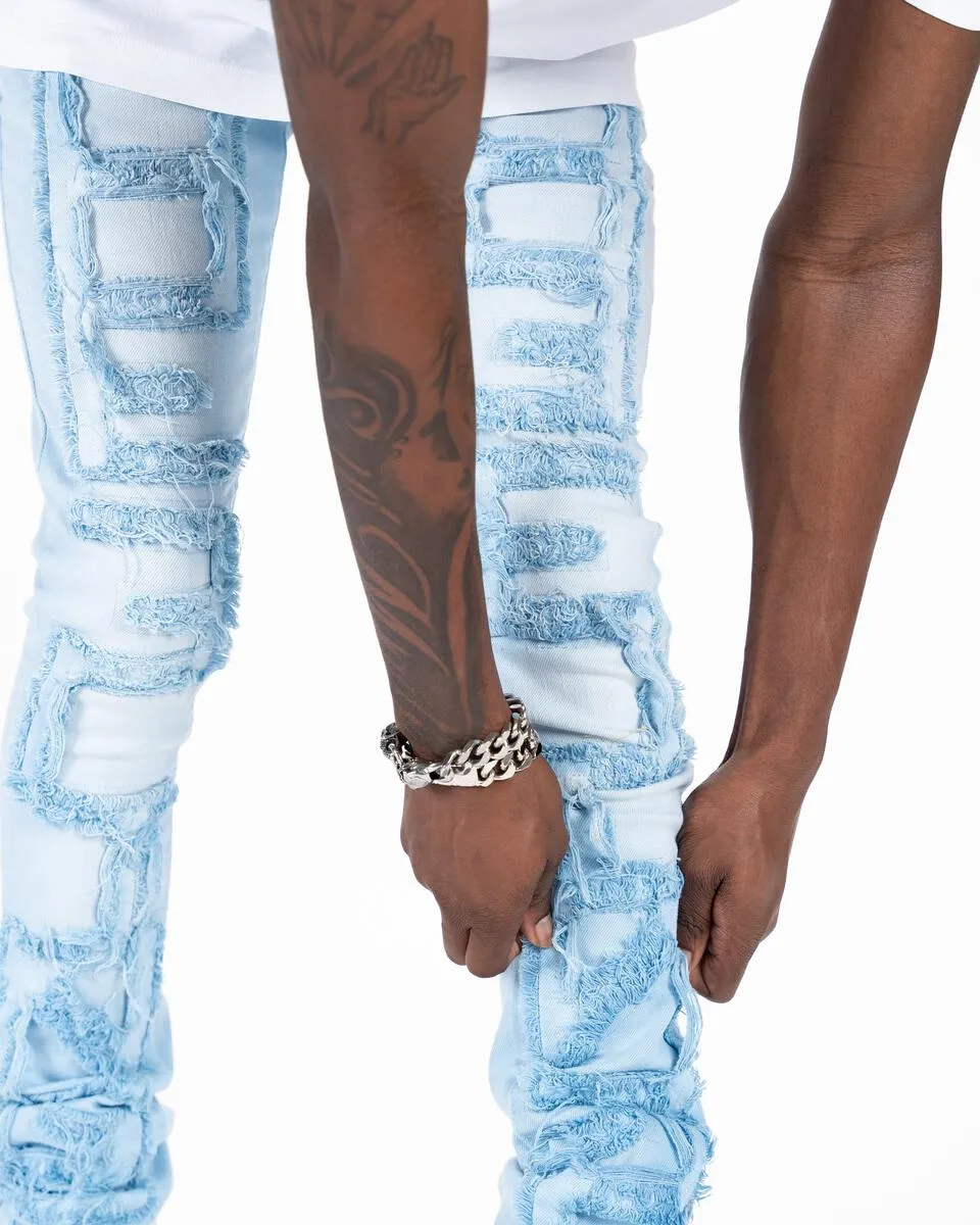 Pheelings Inspired By FLARE STACK DENIM (SKY BLUE)