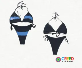 Reworked/Upcycled Branded Set of Bikini NRP15 SS24