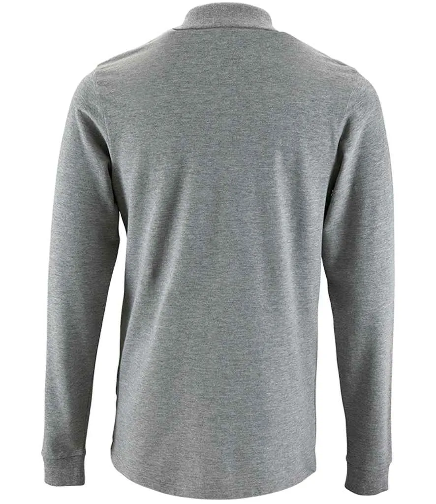 SOL'S Perfect Long Sleeve Pique Polo Shirt