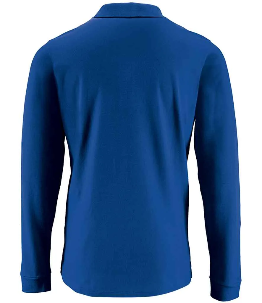 SOL'S Perfect Long Sleeve Pique Polo Shirt