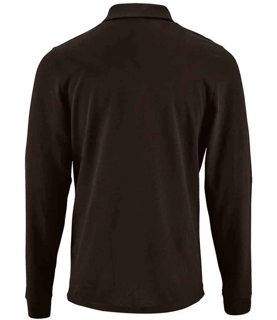 SOL'S Perfect Long Sleeve Pique Polo Shirt