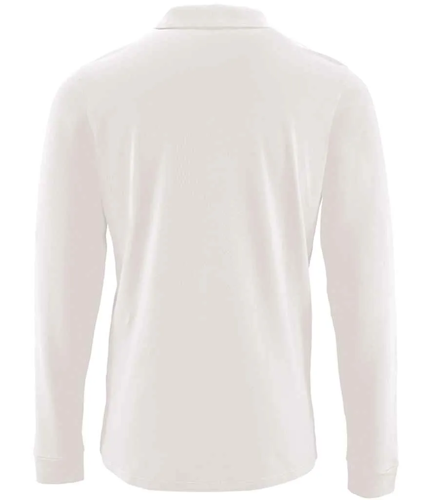 SOL'S Perfect Long Sleeve Pique Polo Shirt