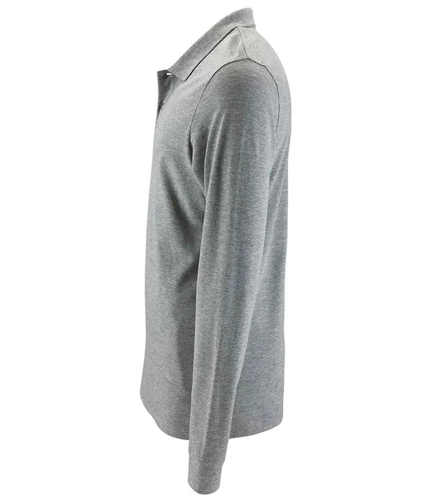 SOL'S Perfect Long Sleeve Pique Polo Shirt