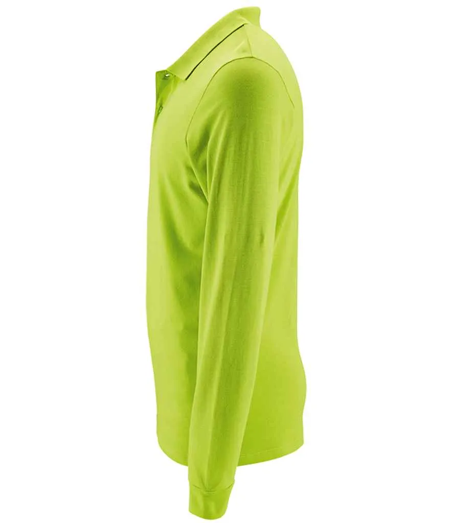 SOL'S Perfect Long Sleeve Pique Polo Shirt