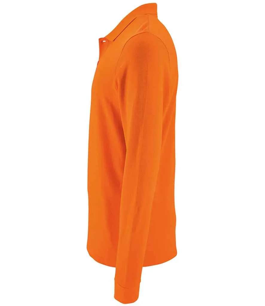 SOL'S Perfect Long Sleeve Pique Polo Shirt