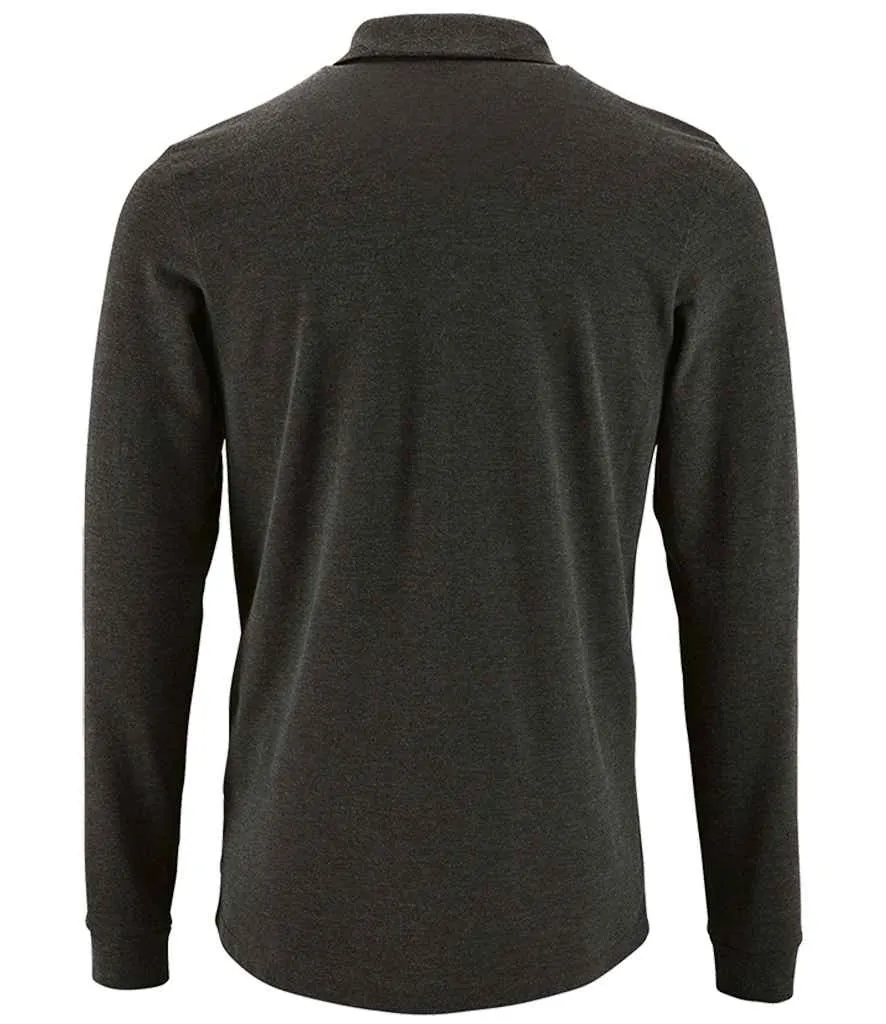 SOL'S Perfect Long Sleeve Pique Polo Shirt