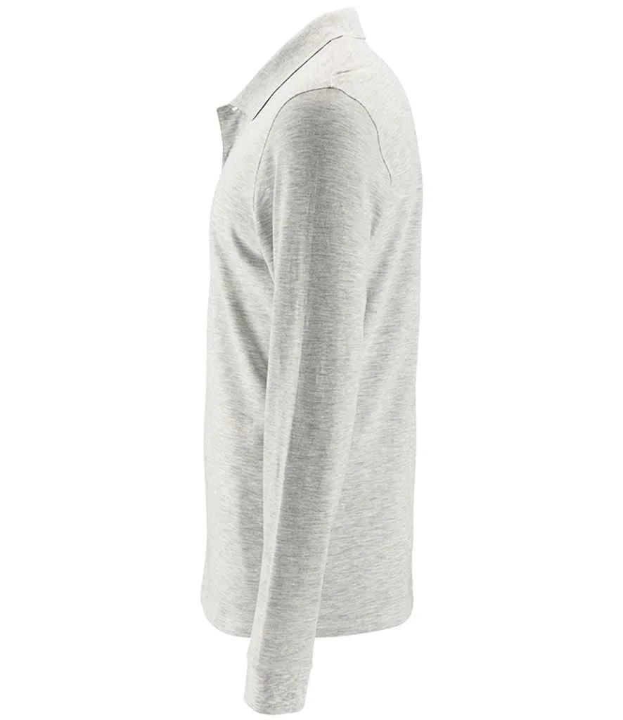 SOL'S Perfect Long Sleeve Pique Polo Shirt
