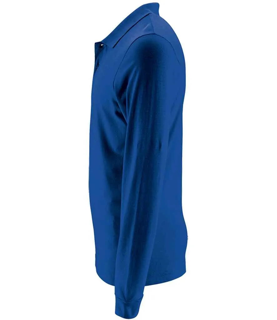 SOL'S Perfect Long Sleeve Pique Polo Shirt