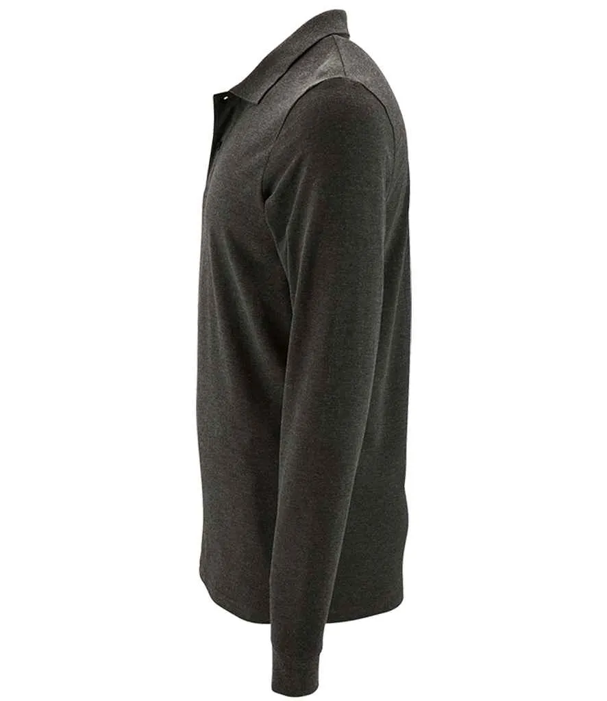 SOL'S Perfect Long Sleeve Pique Polo Shirt