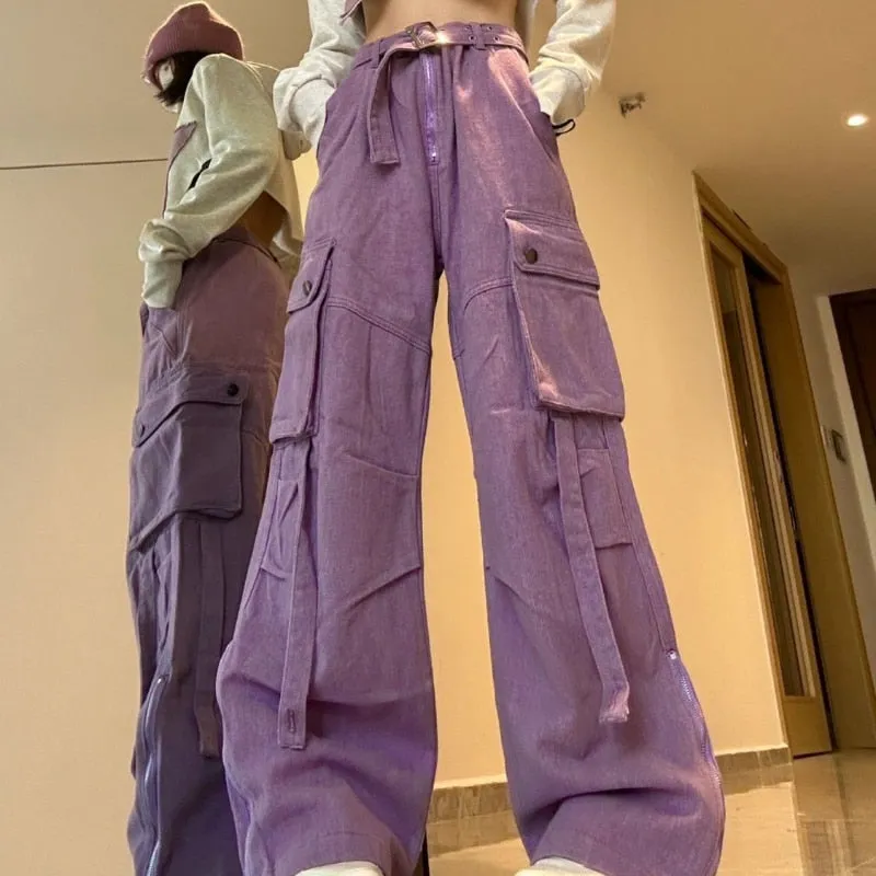 Womens High Street Cargo Jeans